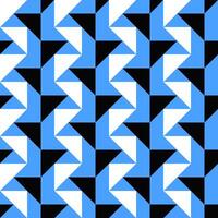 Random seamless geometric threetone pattern background design vector