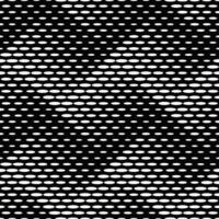 Geometric abstract black and white oval pattern background vector