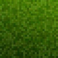 Dark green color square mosaic background design vector