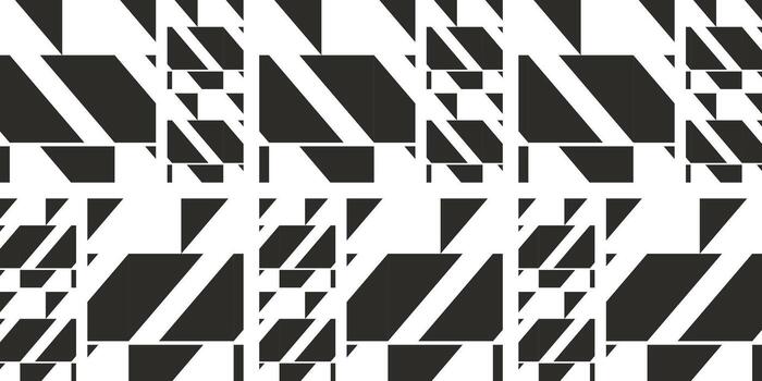Abstract geometric shape black triangle pattern isolated on white background. vector