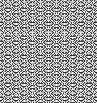 Modern geometric hexagon pattern background vector