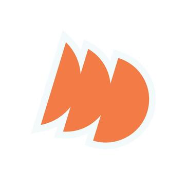 negrita resumen brutalista elemento pegatina. moderno plano forma con brutalismo influencia. esta geométrico figura refleja y2k estilo, capturar el esencia de contemporáneo diseño. ideal para marca, vector