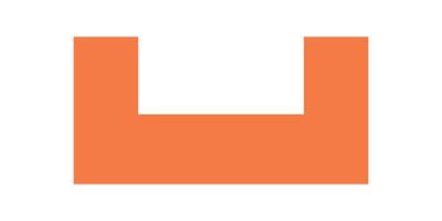 Brutalist abstract geometric shape. Minimal flat figure and symbol. Simple graphic icon, Y2K element, contemporary style, suitable for modern art projects and creative design applications. vector