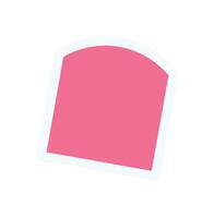Bold brutalist abstract sticker. Minimal geometric form and abstract element. Modern icon, y2k style, sticker design, suitable for trendy applications and graphic projects. vector