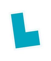 Bold abstract shape icon sticker. Contemporary form element with a brutalist aesthetic. This flat graphic captures a unique design style, ideal for modern projects and artistic expressions. vector