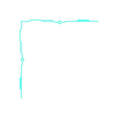 Y2K retro frame hud. Modern icon in abstract shape. Digital UI element, 90s graphic, stylish decoration. Ideal for trendy design and nostalgic projects.