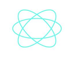 Y2K Abstract Cosmic shape icon. Retro symbol with a modern design. Cool flat element, 90s aesthetic, and trendy logo for decoration, branding, and poster collection. vector