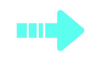 Y2K abstract arrow badge. Modern icon in minimal shape. Retro symbol, bold aesthetic, cool element for decoration or streetwear collection. vector