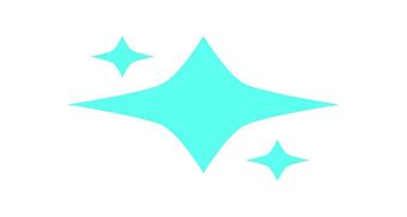 Bold Y2K star shape. Abstract retro icon. Aesthetic shape of a star and comet, 90s style, graphic element for decoration, trendy art, and modern design. vector