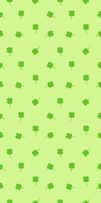 Lucky Four leaf green clovers, App vertical banner background