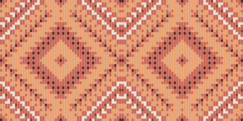 Ethnic Decoration Korean Traditional Pattern Designfolk Embroidery, Aztec Geometric Ornament Print. Design for Carpet, Wallpaper, Clothing, Wrapping, Fabric
