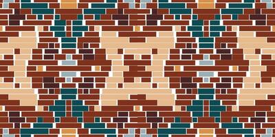 Sari Border Islamic Pattern Wallpaperfolk Embroidery, Aztec Geometric Ornament Print. Design for Carpet, Wallpaper, Clothing, Wrapping, Fabric vector