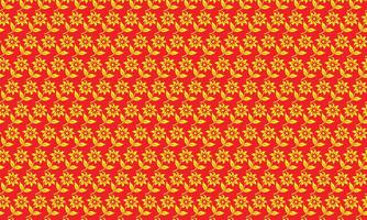 Colorful pattern with red yellow stripes and dotted design in vintage style vector