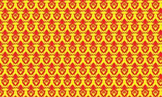 Abstract pattern with circular and geometric shapes in vintage ornamental style vector
