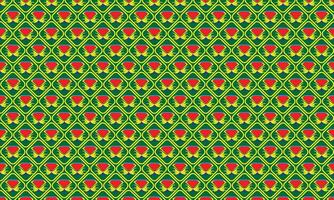Geometric floral pattern with vintage decorative elements in style vector