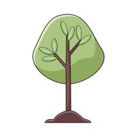 Tree Planting illustration vector