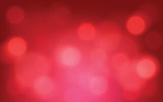 Romantic Red Bokeh Glow, Abstract Light Background for Festive or Valentine Themes, Background decoration vector
