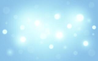 Soft Blue Bokeh Background Light, Dreamy Glow and Abstract Blur for Calm Mood Designs, Background decoration vector
