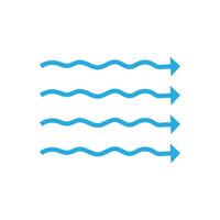 Wind logos simple symbol vector