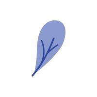 Colorful leaf simple logo and symbol design vector