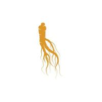 Stylized Ginseng logos vector