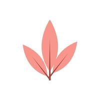 Simple Colorful leaf logo and symbol design vector