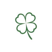 Stylized clover logos and symbol design vector
