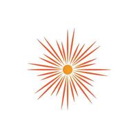 Simple Sun logos and symbol vector