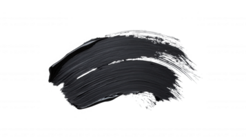 Paint brush stroke transforming into 3d icon, transparent backdrop highlighting graphic design potential, digital art element png