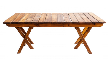 Rustic 3d icon wooden images table transparent background, ideal for showcasing products or creating composite with png