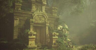 CGI Lost Temple in Mist video