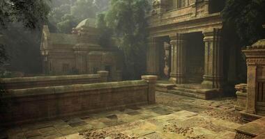 Surreal CGI Temple in the Jungle video