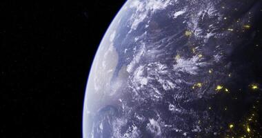 Surreal CGI Earth from Space video