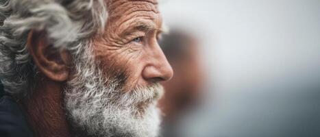 An elderly patient engages in mobility training showcasing resilience and determination in rehabilitation. photo