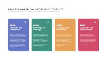 Four 4 Steps Options Business Infographic Modern Design Template vector