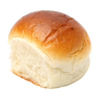 A fresh bread roll isolated on transparent background png
