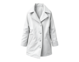 White Coat on a Transparent Background png