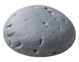 Closeup of a smooth grey weathered stone png