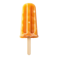 Refreshing Orange Popsicle on a Stick png