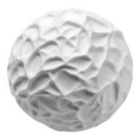 Textured Sphere with Surface Irregularities png