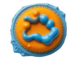 3D Render of a Cellular Organism in a Futuristic Style png