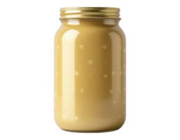 Jar of Sauce with Golden Lid png