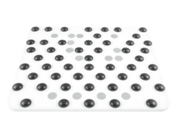 Abstract Grid with 3D Ellipsoids png