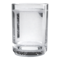 Glass of Water with Bubbles and Transparency png