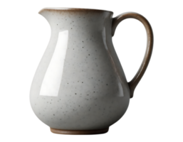 Ceramic Pitcher with Handle png
