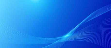 Wavy blue abstract background design vector