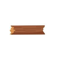 Simple illustration of a wooden branch or bark. Useful as background element, forest scene, or insect environment visual in educational designs vector