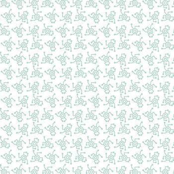 Cybernetic Robot Circuitry Pattern vector