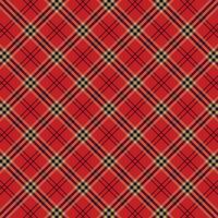 Red plaid pattern design vector