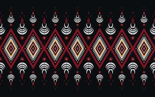Colorful geometric design on dark background vector